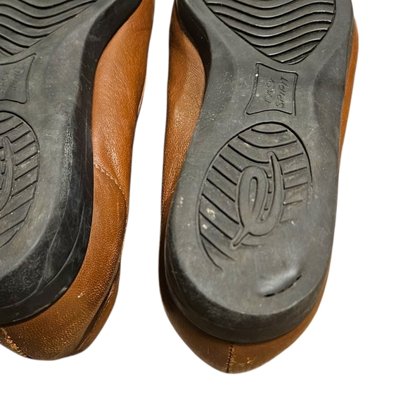 Womens Brown Leather Loafers Easy Spirit Comfort Flata Sz 7 Slip On Casual Work - Picture 14 of 14